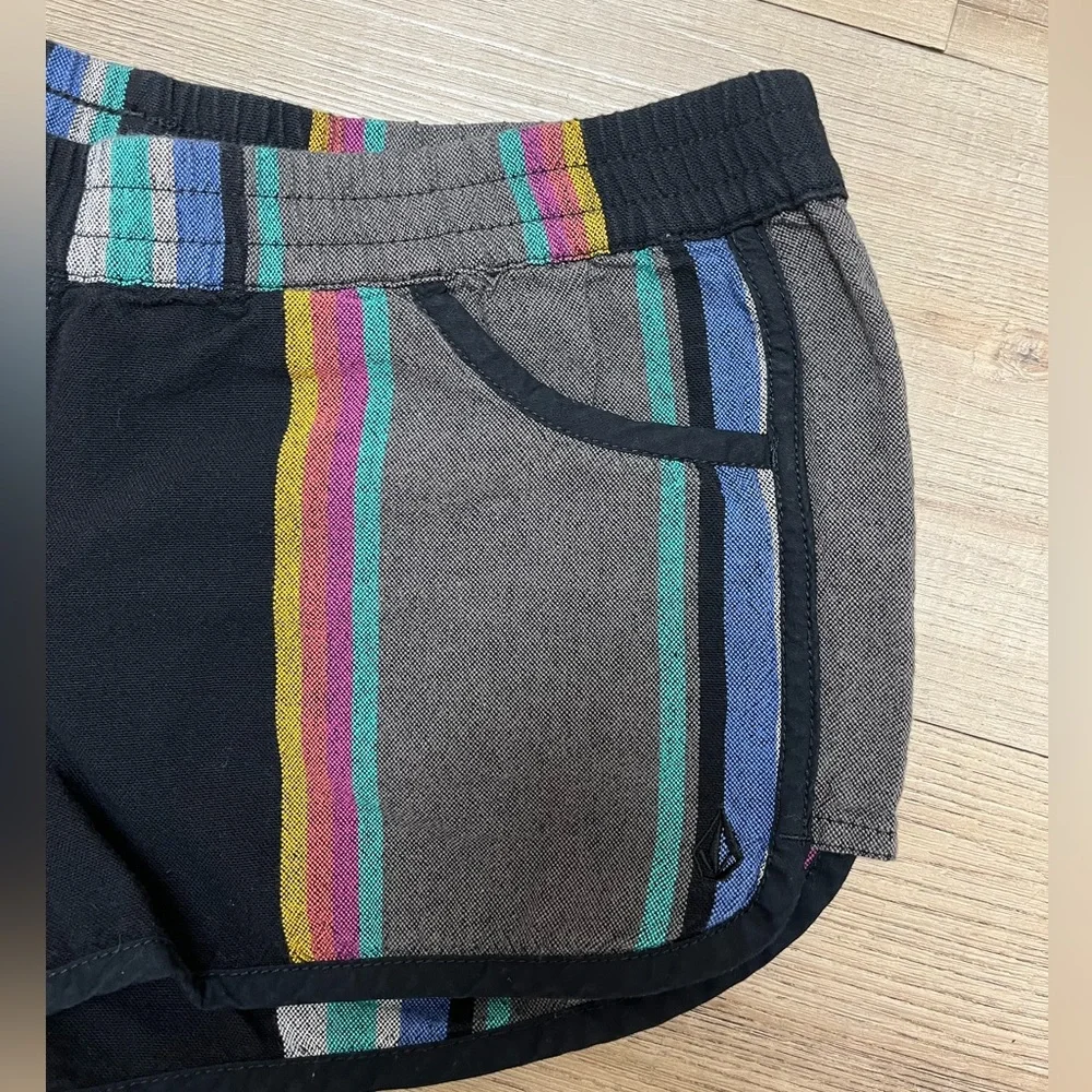 Volcom Multicolor Striped Line Up Shorts - Picture 2 of 7